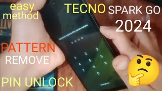 TECNO SPARK GO 2024 Forgot Pattern / Password Unlock 🔓 step by step