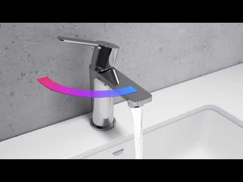 Grohe Allure badmengkraan, vloermontage cool sunrise geborsteld