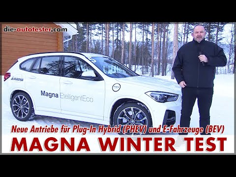 Thumbnail for Magna Wintertest 2021: Neue Antriebssysteme für PHEV und BEV | EtelligentReach EtelligentEco by Plug-in hybrid, PHEV, Car