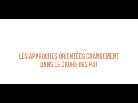 Pitch Approches Orientées Changement (AOC) pour les Projets Alimentaires de Territoires (PAT)