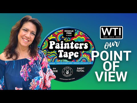 Hippie Crafter Blue Painters Tape - WTI product video review