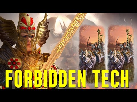 Forbidden HE TECH? Demons of Chaos vs High Elves - Total War Warhammer 3