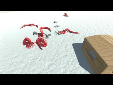 8 Pachycephalosaurus snow vs all units - Animal Revolt Battle Simulator