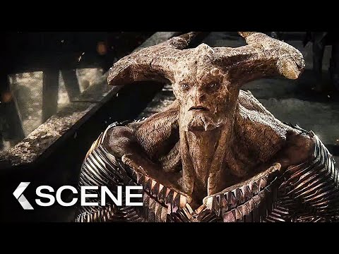 Darkseid Meets Steppenwolf Scene - JUSTICE LEAGUE: The Snyder Cut (2021)