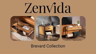Zenvida Brevard Collection, a matching console table, end table and coffee table.