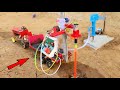Diy Tractor Mini Borewell Drilling Machine Water Pump Motor Science Project