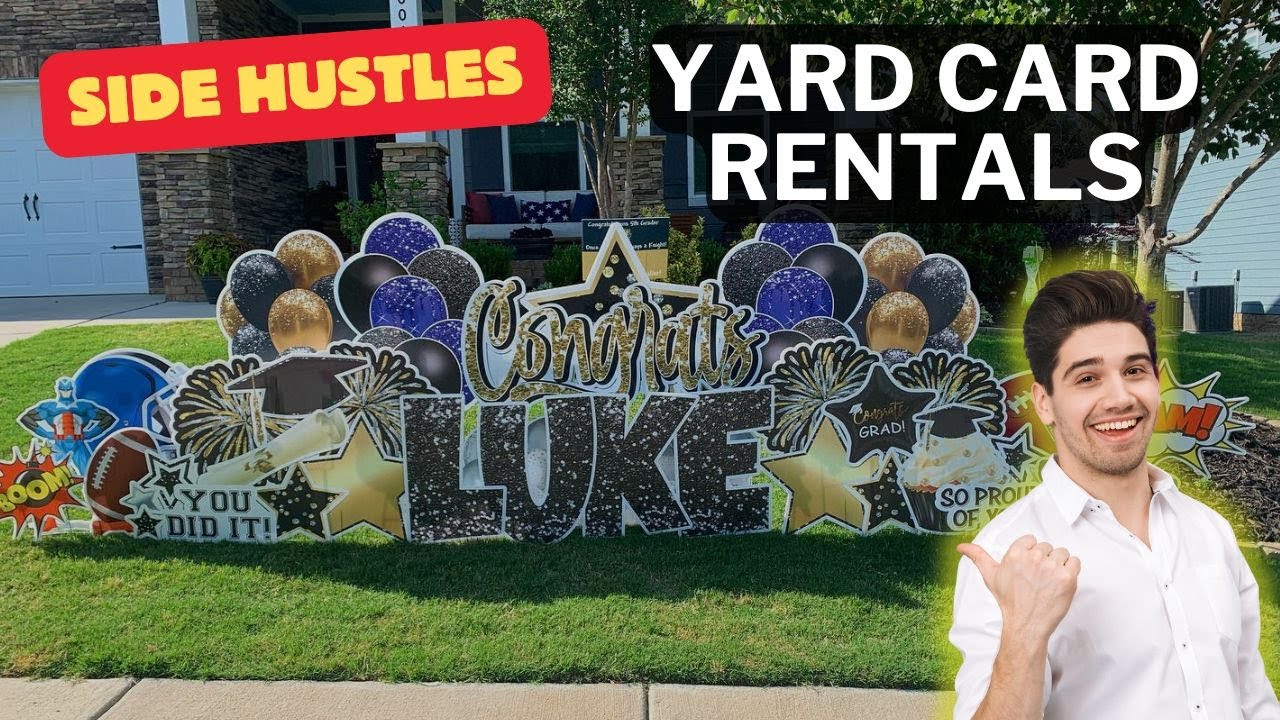 Yard Card Rentals Side Hustle