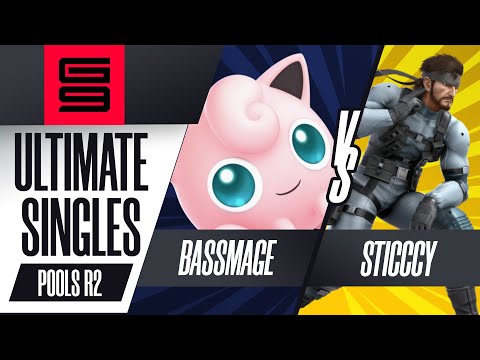 BassMage (Jigglypuff) vs Sticccy (Snake) - Ultimate Singles Pools Winners Semi-Final  - Genesis 9