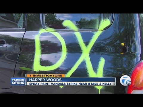 Vandals hit cars in Harper Woods