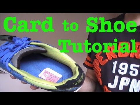 Die Karte im Schuh (Card to Shoe)