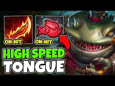 Rageblade Tahm Kench has the FASTEST Tongue ever (MASSIVE ON-HIT DAMAGE)