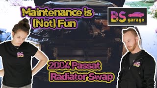 You don't want to DIY a 2004 VW Passat radiator repair! But if you have to, here's how.