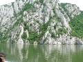 Danube In Southern Romania Kazan Gorge Area Cazanele Dunarii Seen From The Boat