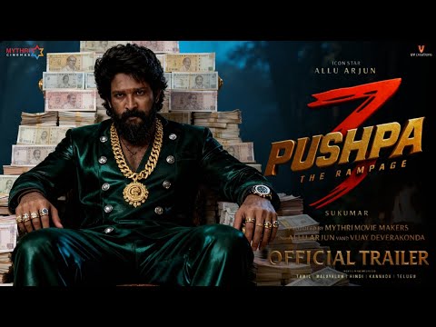 Pushpa 3 : The Rampage - Official Trailer | Allu Arjun | Vijay Deverakonda | Rashmika M |Ai trailer 