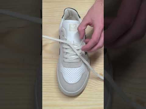 How to lace Veja sneakers 👟 #veja #vejasneakers #howto #laces #tips #tuto #tutorial #sneakers
