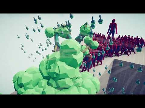 100x SPIDER-MAN + 1x GIANT vs EVERY GOD - Totally Accurate Battle Simulator TABS
