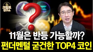 11월은 반등 가능할까? 펀더멘털 굳건한 TOP4 코인 | 박작가의 크립토연구소