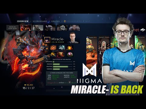 MIRACLE IS BACK - DOOM BRINGER - Nigma Galaxy Vs. Team Secrete