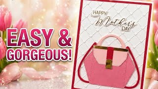 Craft a Stunning DIY Designer Purse Mother's Day Card