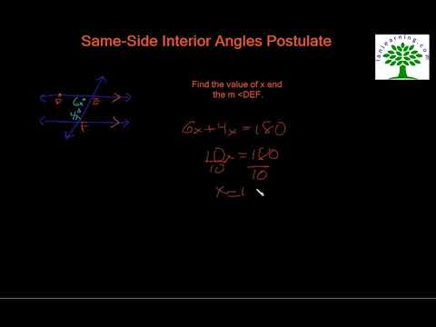 Same-Side Interior Angles Postulate