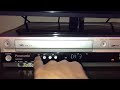 Demonstration On My Panasonic VCR DVD Combo On My Robin Hood 1995 VHS