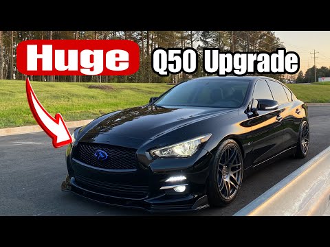 Infiniti Q50 Gloss Black Grille Installation