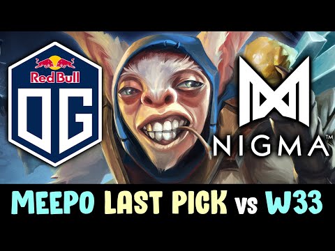 NIGMA vs OG LAST PICK Meepo — Miracle tips Topson INVOKER
