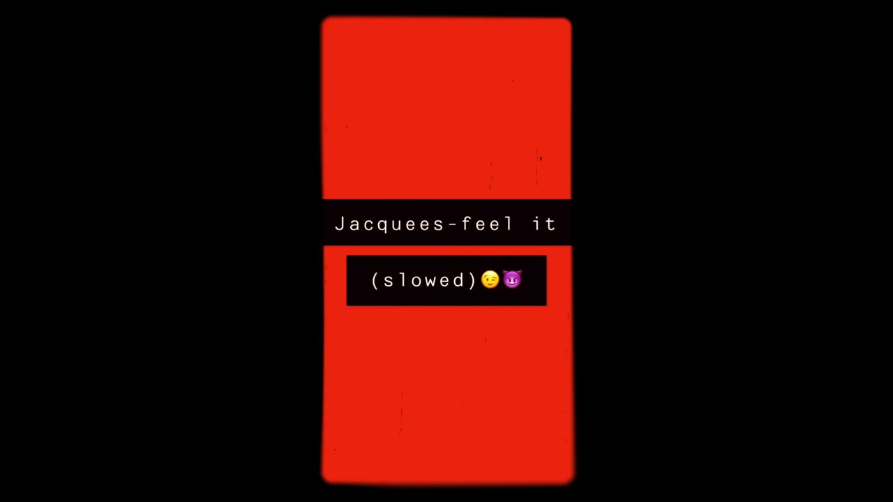 Jacquees-feel it (SLOWED)