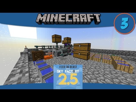 Minecraft Mods: How to Automate Ore Processing with SkyFactory 2.5 - E3