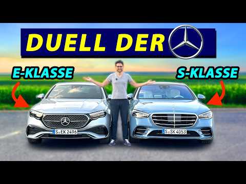 Mercedes E-Klasse oder S-Klasse? Exklusiver Vergleichstest E450 gegen S500!