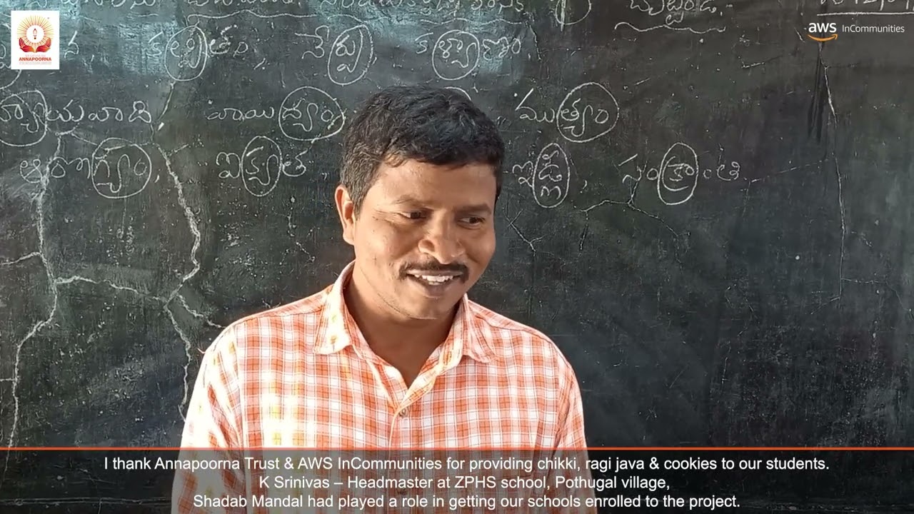 Annapoorna Trust in collaboration with AWS InCommunities - Teachers & Children's Testimonial - II