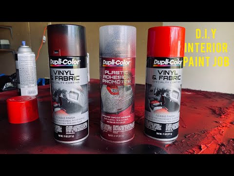 Vinyl & fabric spray paint from Dupli-color