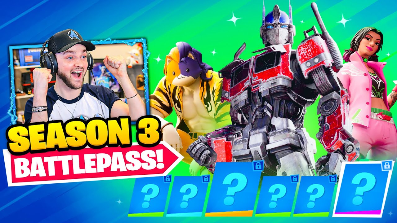 *NEW* Fortnite Chapter 4 SEASON 3 Battle Pass! (Secret Skin)