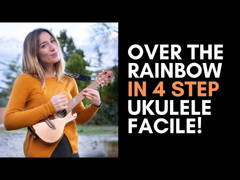 Ukulele Tutorial Italiano/ 4 Modi per suonare Somewhere Over The Rainbow-IZ 🌈