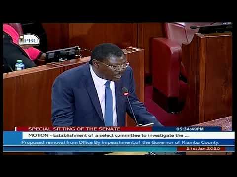 SENATE LIVE PROCEEDINGS 21st JANUARY 2020 SENATE LIVE PROCEEDINGS 21st JANUARY 2020