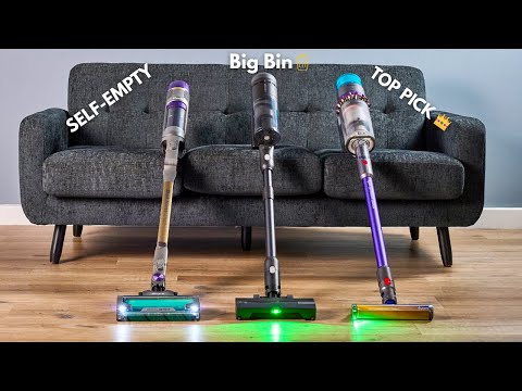 Cordless Vacuum Cleaner for Home, Stick Vacuum 45Kpa, Smart Display & 1.5L Dust Cup, MAX 40mins Runtime, Rechargeable Lightweight Handheld Vavuum for Pet Hair/Carpet/Hardwood Floor/Car (Crimson) video review thumbnail