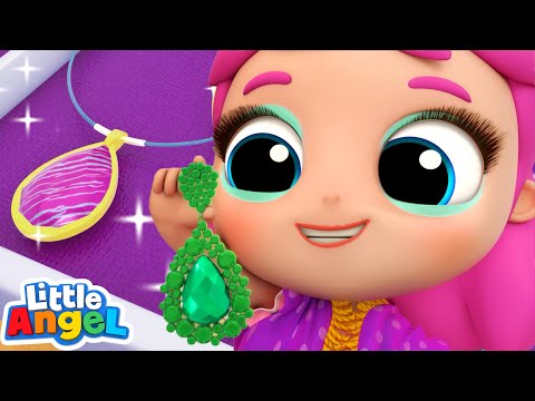 Jill's A Princess For The Day! | Jill's Playtime | Little Angel Kids Songs & Nursery Rhymes