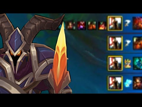 Pantheon Mid 1v5 PentaKill Dragon Steal! [WARNING VERY LOUD]