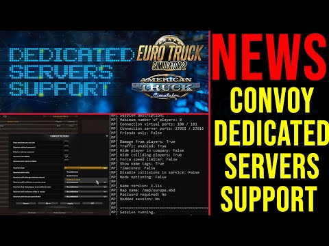 ETS2 & ATS I NEWS 🚨 Convoy: Dedicated Servers Support ᐅ Eigener CONVOY Server