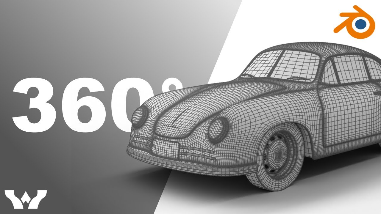 Porsche 356-2 Coupe 1948 HQ 3D Model