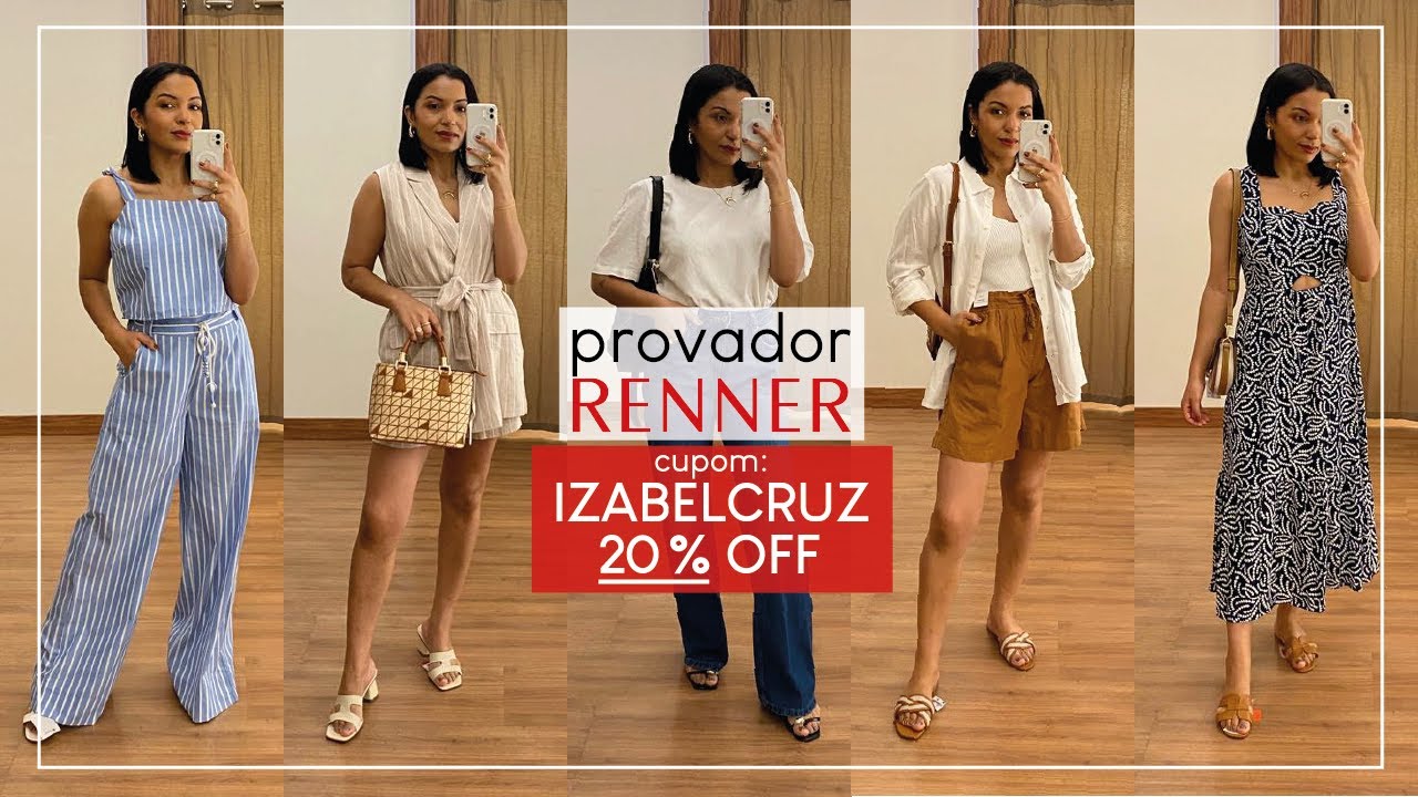 Provador Renner | Coleção Primavera Verão | Cupom 20% Off