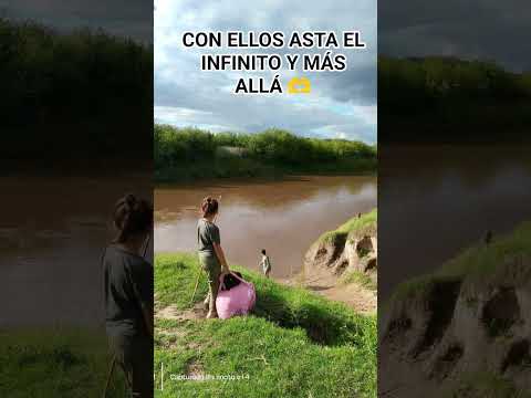 creció el rio arrecifes y ojalá hayan entrado buenos 🎣 a la espera............. 😆😄.....