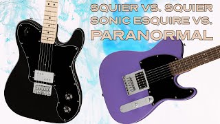 Video thumbnail for Squier Sonic Esquire vs Paranormal Esquire Deluxe: Which Should You Get? by Get Offset