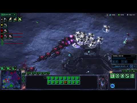 Starcraft 2 late game air Terran & Protoss vs double Zerg