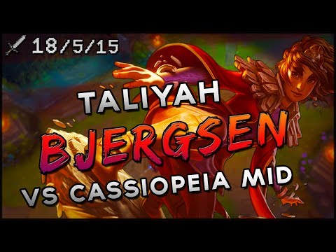 S7 | Bjergsen Taliyah vs Cassiopeia MID | Ranked League VOD