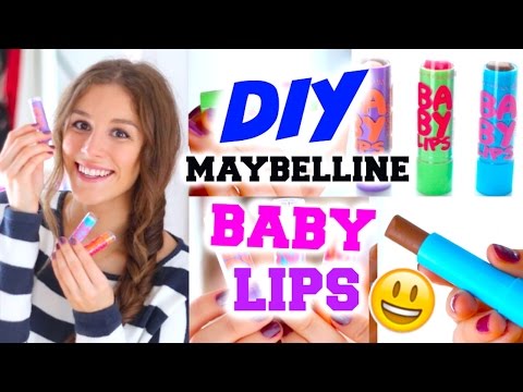 DIY MAYBELLINE BABY LIPS ♡ mit Nutella, Glitzer oder Pumpkin Spice! BarbieLovesLipsticks Video