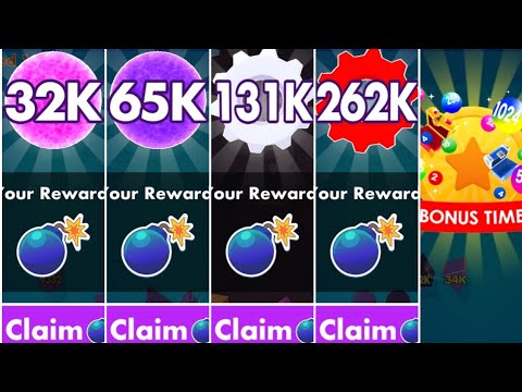 Bounce Merge 2048 ll bounce and collect rewards ll Android game