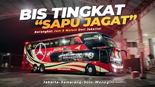 Download lagu DEPARTURE AT NIGHT, PERFECT FOR WORK HOURS‼️- Take the AGRA MAS Double Decker Bus Jakarta-Semarang mp3