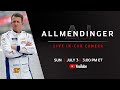 LIVE: AJ Allmendinger in-car camera presented by Sunoco : Road America