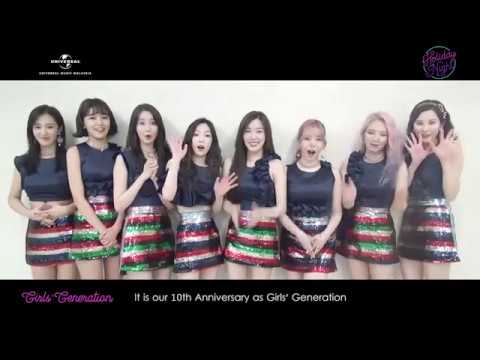 Special message from Girls Generation for SONE !